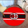 AC Milan Printed Round Rug Carpet Chair Rug Area Rug Entryway Doormats,for Office Chair Living Room Bedroom Kitchen Room.