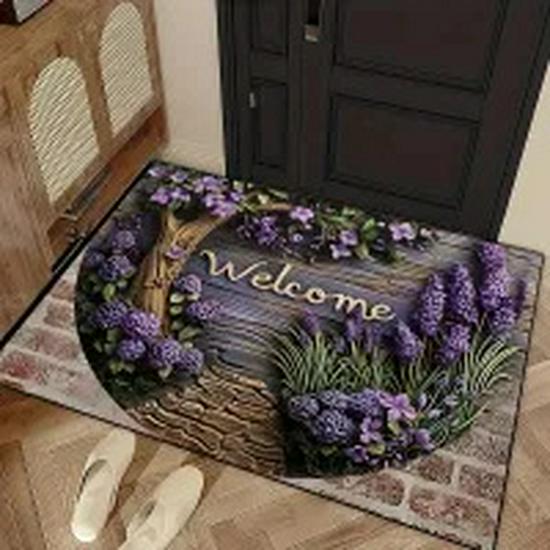 Retro American Style Floor Mats – Durable, Dirt-Resistant, Easy-Care Entrance Porch Rugs