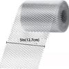 12.7cm/15cm A Roll Of Aluminum Gutter Guard Grille For Protection Net For Leaf Net Cover Gutter Filter Guard