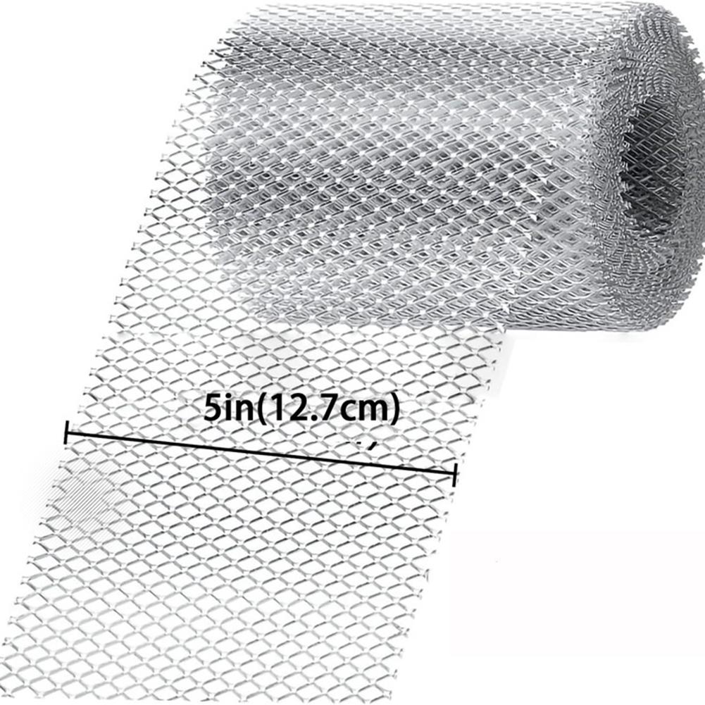 12.7cm/15cm A Roll Of Aluminum Gutter Guard Grille For Protection Net For Leaf Net Cover Gutter Filter Guard