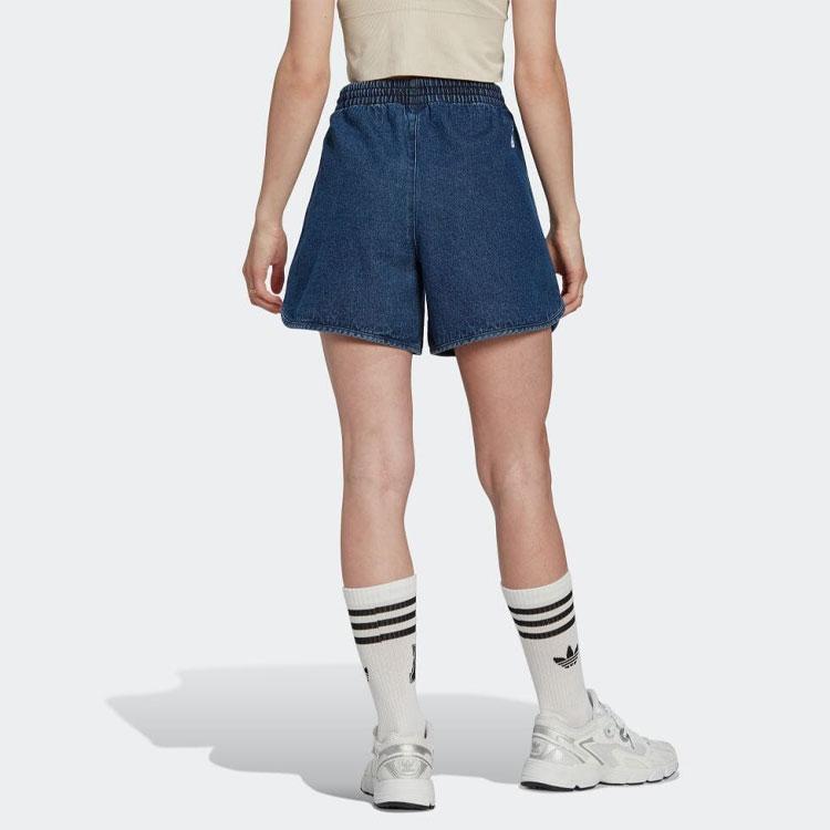 adidas Originals Denim Shorts Women's Blue HL9071