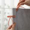 12/24pcs Small Plastic Clothespins with Lanyard Travel Size Towel Socks Drying Clips Essential Household Items
