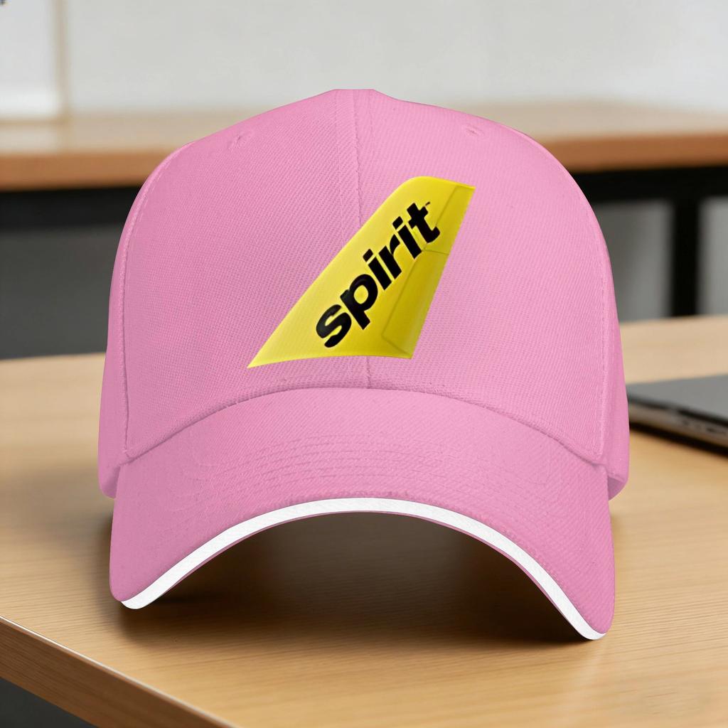 Spirit Airlines Sun Baseball Cap  Summer Y2K Funny Hip Hop Hats For Men Adult Tennis Skate Baseball Caps