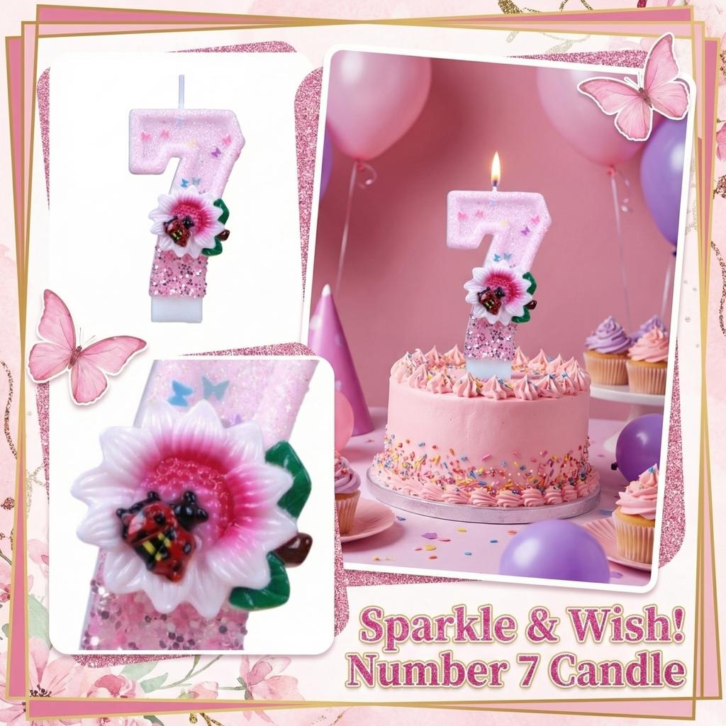 Fashion Cartoon Creative Birthday Candles Party Digital Candles