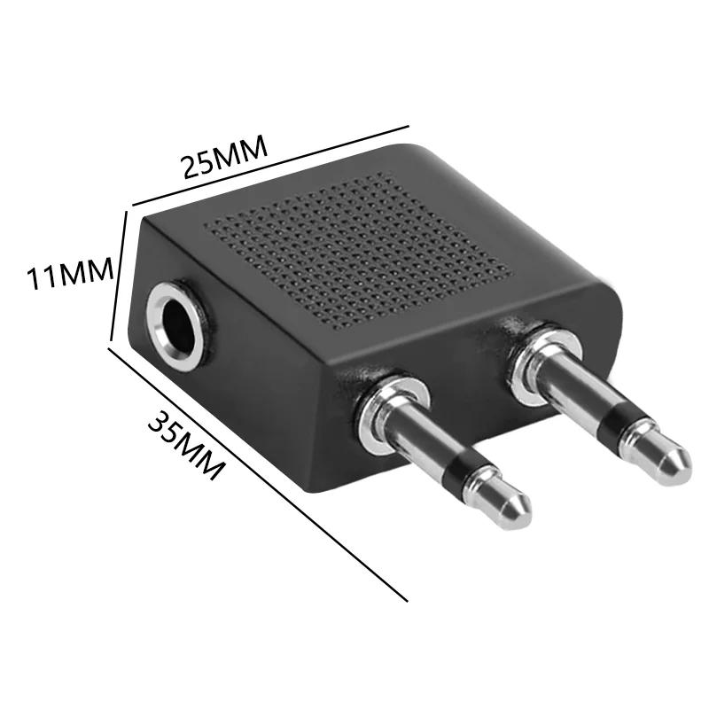 

4/8/20Pcs 3.5mm Plug Jack Gold-plating/Nickel-plating Connector for Airline Travel Earphone Adaptor Audio Headphone Converter 4PCS срібний