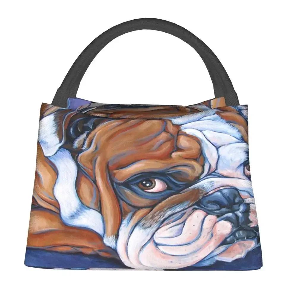 French Bulldog Frenchie Dog Lunch Bags Cooler Warm Insulated Lunch Box Picnic Camping Work Travel Bags