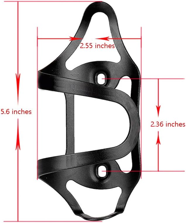 BBxunsless 1 Pair Aluminum Alloy Bicycle Water Bottle Holder with Screws Left and Right Opening Water Cage for Mountain & Road Bikes