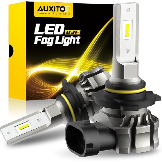 AUXITO 9145 LED Fog Light Bulbs, 6000LM 6500K Cool White Light, 300% Brightness H10 9140 9045 9040 Led Fog Lights, CSP LED Chips, DRL Replacement For H10/9145 холодный белый