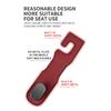Car Leather Hook Seat Back Car Interior Decoration Supplies Multi-Functional Storage Folding Hang Hidden Hook