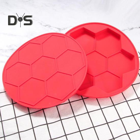 1/2 stk Silikon Hamburger Patty Maker Fryserbeholder non-stick burgerpresseform for pølsebiff sekskantet form BPA-fri grilltilbehør for