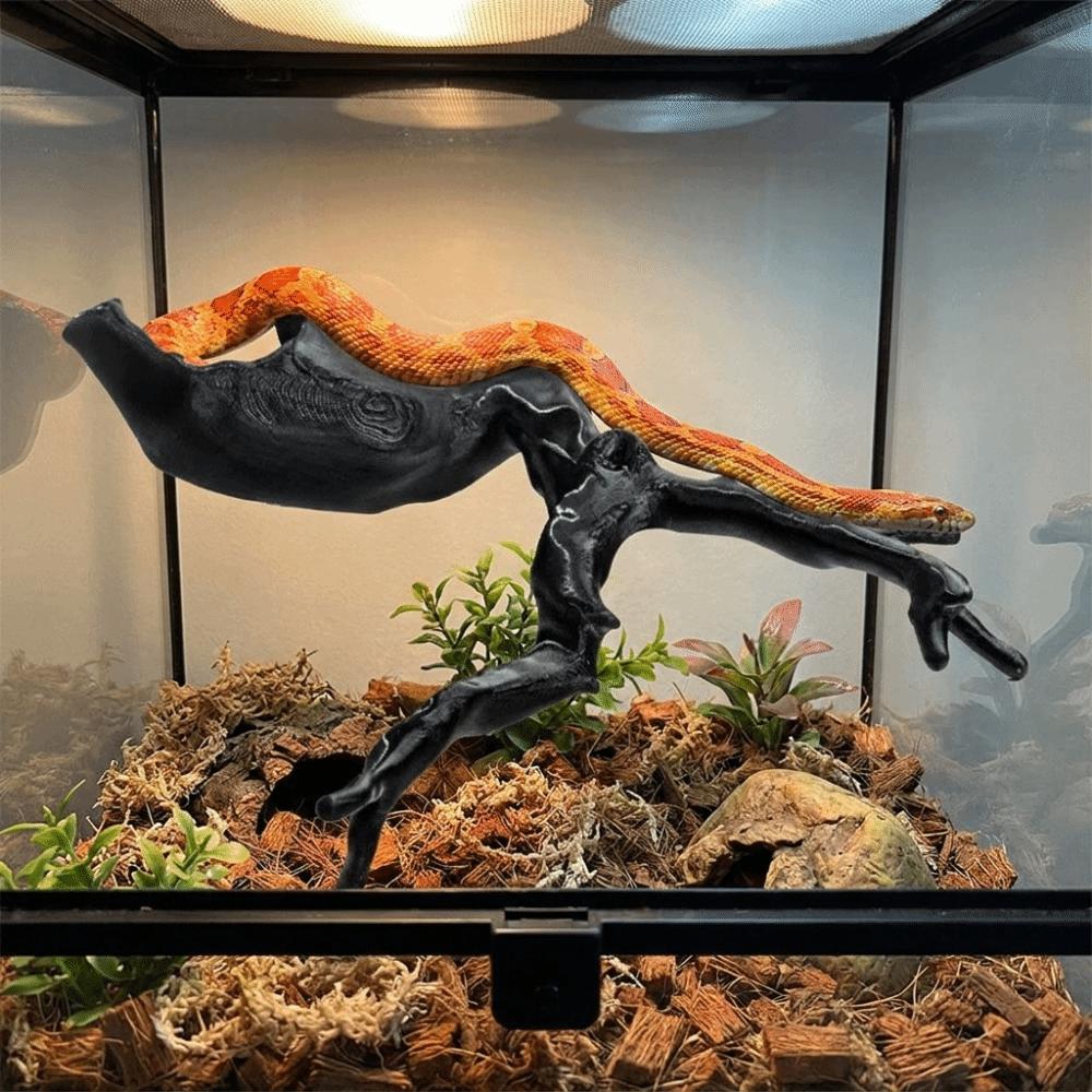 Simulation Reptile Tree Trunk 3D Imitation Spider Hideout Gecko Lizard Enclosure