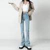 High Waist Slim Fit Denim Jeans For Women With Stretch Cotton Fabric Spring 2023 Style