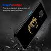 Shell For Xiaomi Redmi Note 11 10 9 8 7 Pro Max 9T 8T 9S Case for Redmi 10 9 8 9C 9A 8A 7A Luxury Golden yellow Crown Letter A-Z