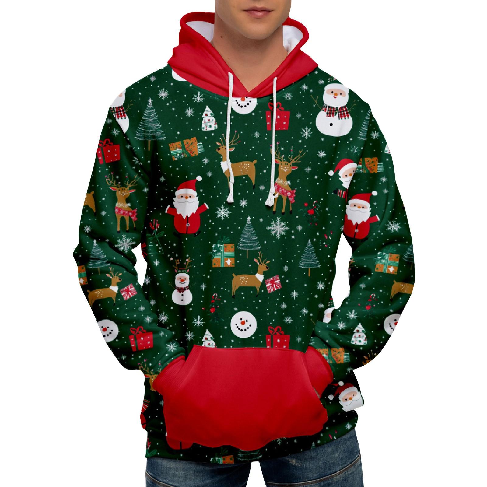 

Мужская свободная толстовка с капюшоном с принтом, мужская повседневная модная спортивная толстовка XL киноварь