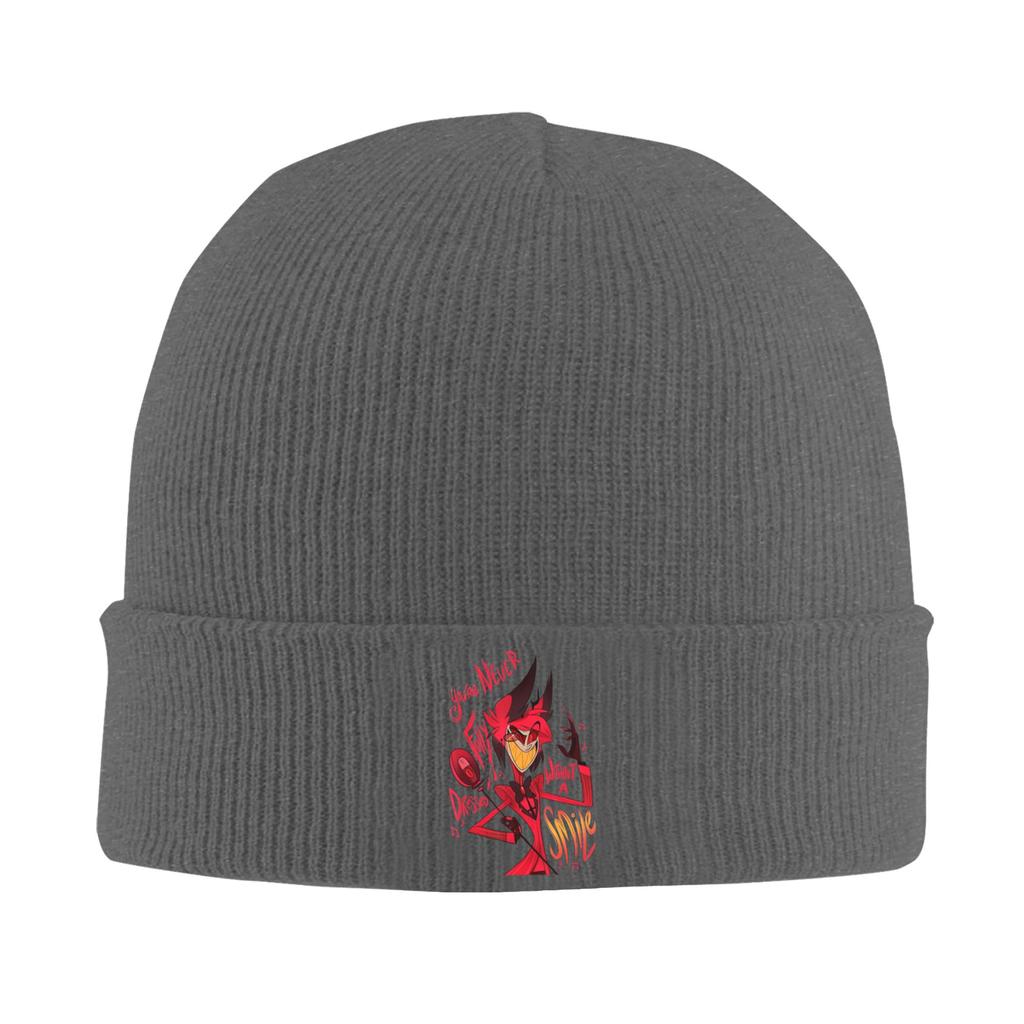 Hazbins Hotels Fictional Characters Beanie Hats Skullies Beanies Adult Unisex Hip Hop Elastic Caps Autumn Gym Bonnet Hats