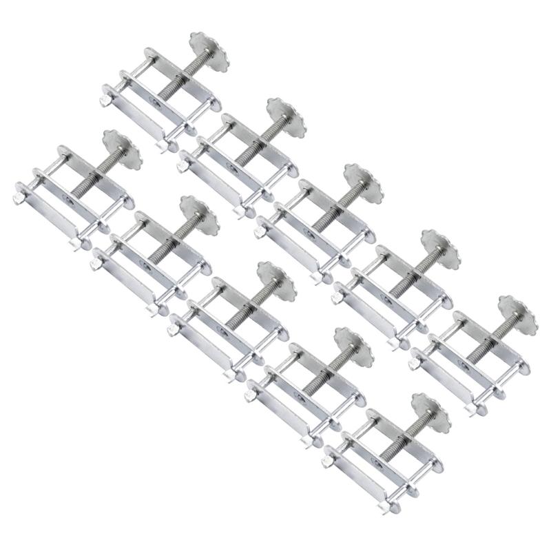 10Pcs Flow Control Tubing Clamps Adjustable Swivel Screw Laboratory Pinch Valves Flow Control Hose Clamp for Laboratory 1