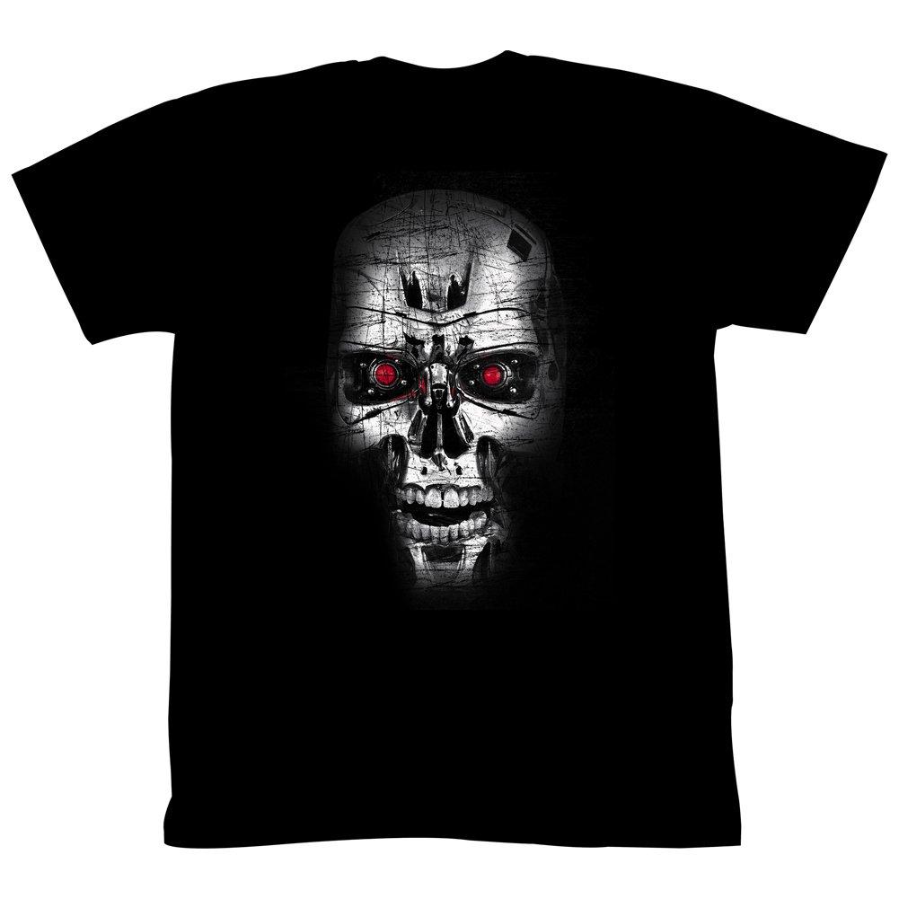 T-shirt Unisex Estiva Terminator con Stampa Retro Film d'Azione Sci-Fi Manica Corta Casual Streetwear Edizione Larga T-shirt