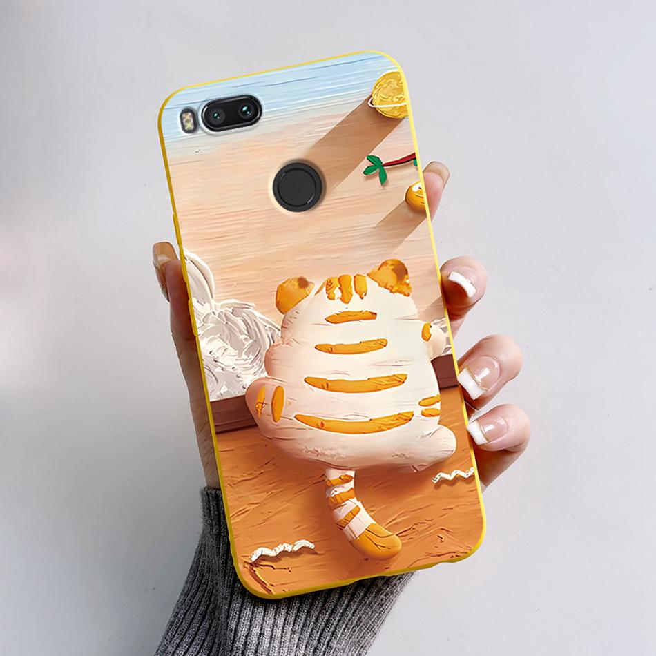 For Xiaomi Mi A1 Case Xiaomi Mi 5x Cute Bear Cartoon Frog Soft Silicone TPU Phone Back Cover Bumper For Xiaomi MiA1 Mi5X Fundas