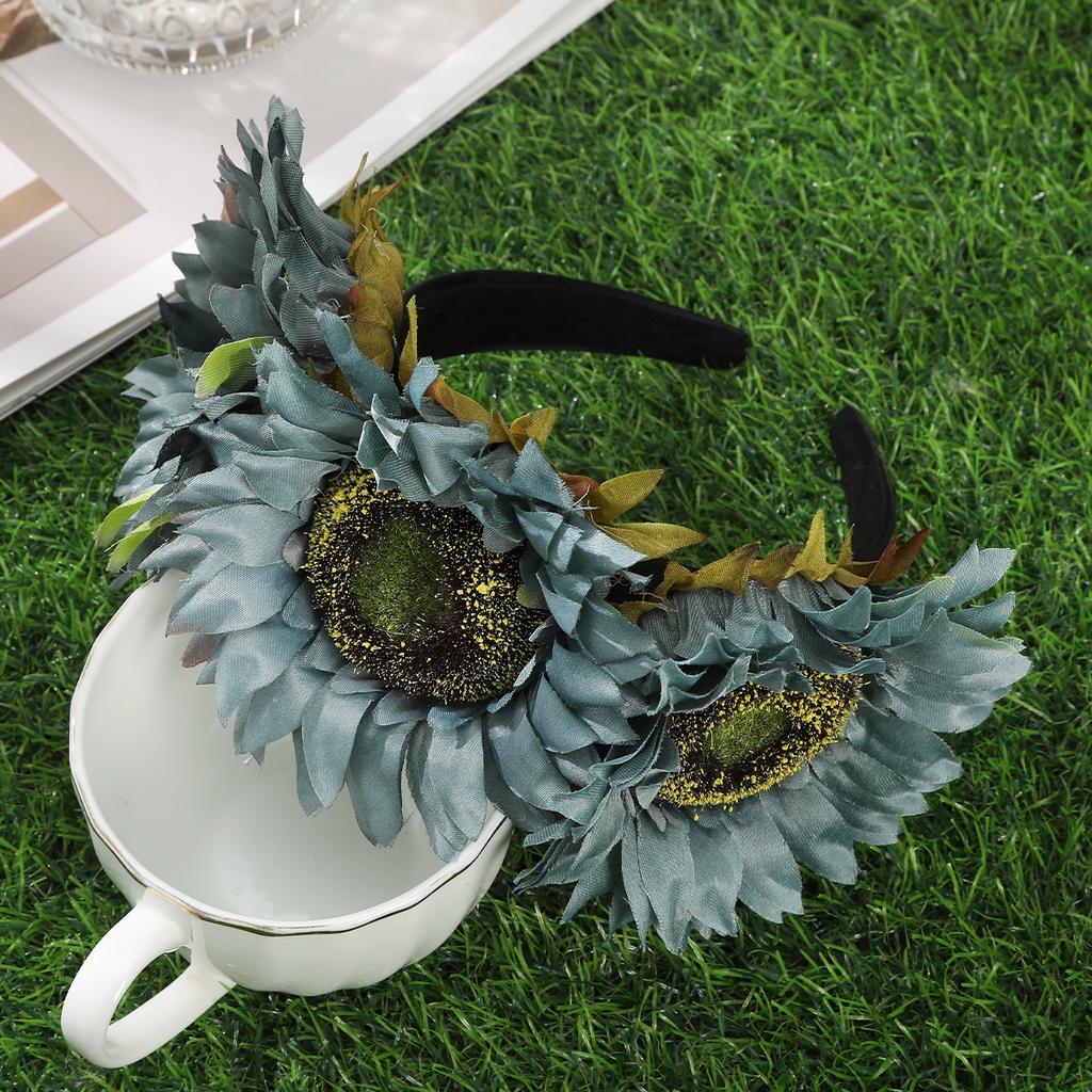 5pcs/SET Frosted Spotted Hairbands Headbands Brown Retro Hair Hoops Women Autumn Winter Fashion Hair Bands Headband Headwear