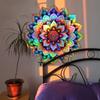 Neon Mandala Creative Wall Sticker Bathroom Living Room Background Decoration Wallpaper Self Adhesive Home Decals