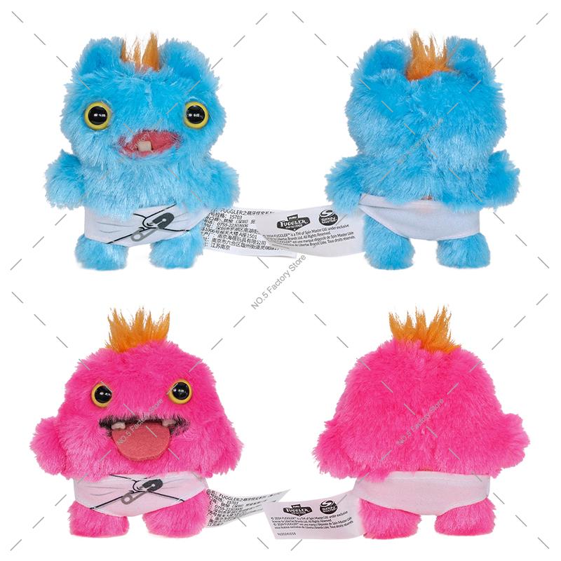 Original Fuggler Plush Mr Needles Screech Oogah Boogah Funny Ugly Monster Baby Fugguler Series Babies Fugg in Diaper Soft Toy
