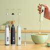 USB Rechargeable Electric Milk Frother Wireless Handheld Coffee Mixer Milk Foam Maker  Kitchen Use