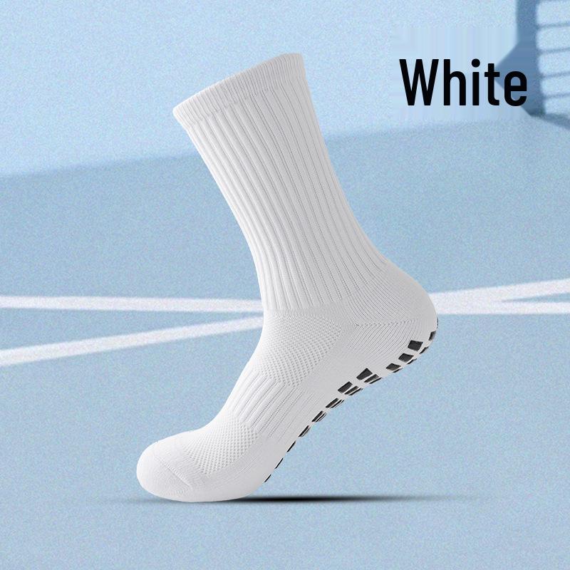 Pro Training Mid-Calf Breathable Mesh Football Socks - Sweat-Absorbent, Thickened, Shock-Absorbing, Anti-Slip