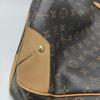 [Pre-Owned] Estrela Large Brown Coated Canvas Monogram Crossbody Handbag Shoulder Bag With Gold Hardware And Detachable Strap - Fair #ILSL7W