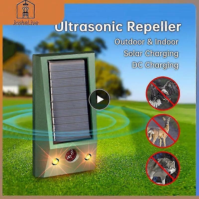 Neuer solarbetriebener Ultraschall-Elektronik-Vogelschreck Wasserdichter Taubenabwehr