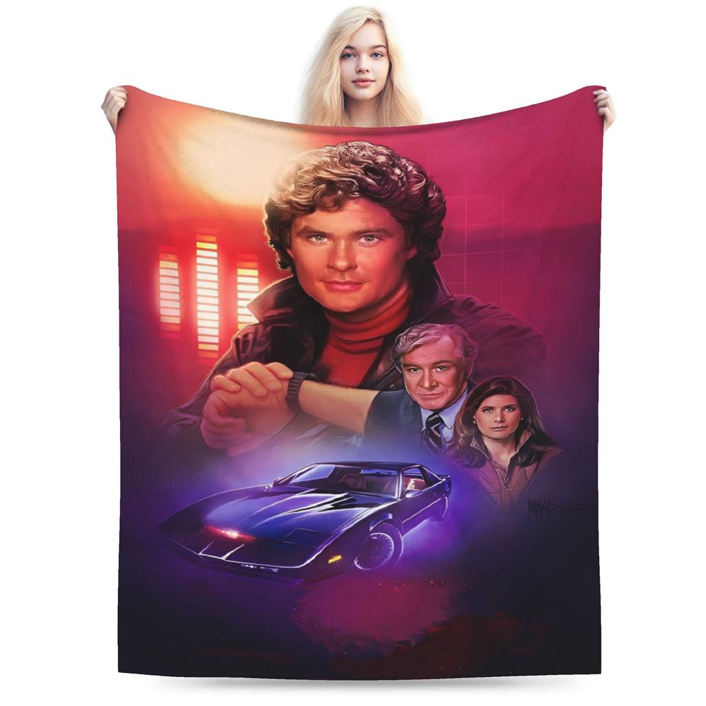 Coperta David Hasselhoff Qualità Morbida Calda Coperta da Divano per Film Inverno Bambino Divano Sedia Novità Copriletto
