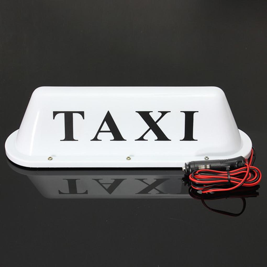 Auto LKW Taxi Schild Dachkuppel LED Licht Lampe Schale Magnetfuß Zigarettenanzünder 12V