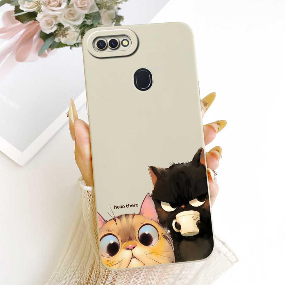 For Realme 2 RMX1805 Casing Colorful Pop Print Soft Slim Back Cover For Realme2 realme 2 RMX1809 6.2" Phone Cases Bumper Capa