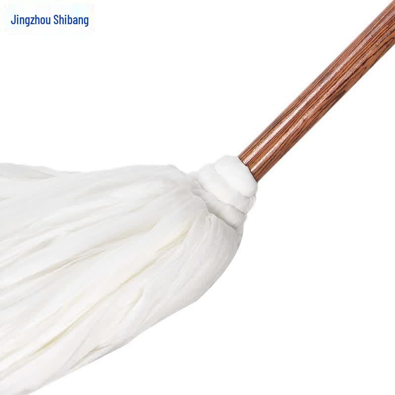 JINGZHOUSHIBANG Old-Style Wooden Handle Mop