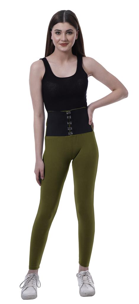 Moomaya High Waisted Yoga Pants For Women Corset Style Trendy Workout