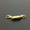 Gold-Plated Silver Magnetic Clasp Connector for DIY Necklace and Bracelet Accessories