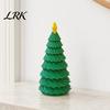 Mini Christmas Tree Decoration 3D Printed Figurine, Yellow Star Topper Statue, Festival Ornament for Home Office, Gift Xmas Holiday Tabletop