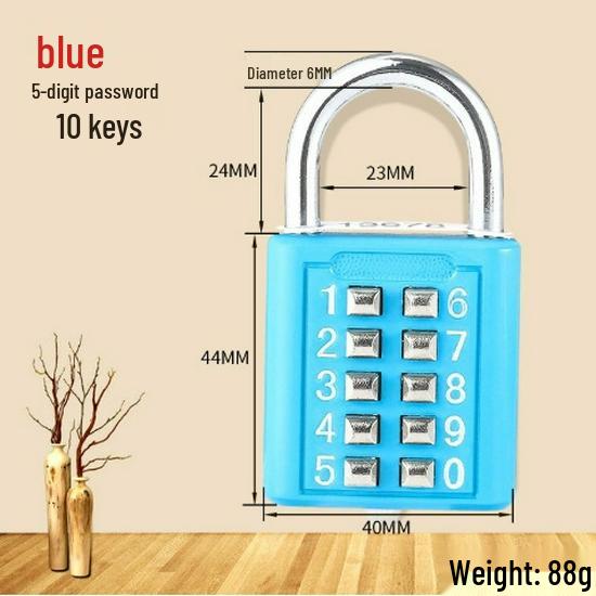 

Водонепроницаемый противоугонный кодовый замок для спортзала, общежития, улицы и безопасности чемодана