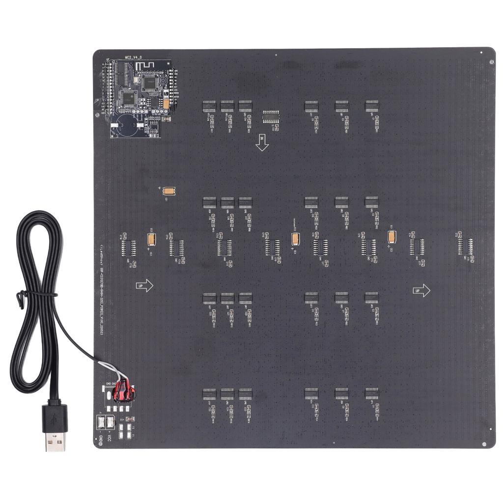 LED Reklam Tabelası Kablosuz İletim Programlanabilir Kayar Panel 64x64 Çözünürlük 5V USB