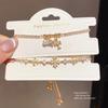 Required Zircon Iris Cross Bracelet Fashion Gold Women Jewelry For Gift Giving