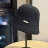 New Autumn and Winter Lamb Velvet Warm and Comfortable Fisherman's Hat for Women Korean Version Outdoor Cold-proof Ear Protection Versatile Bucket Hat