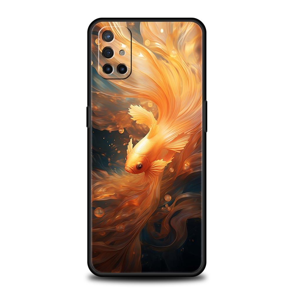 

Phone Case For Oneplus 13R 13 12 10T 11 R10 Nord N100 N200 N10 9 9R CE 2 3 Z Pro Lite 5G Soft TPU Cover Goldfish Swimming Capas OnePlus 13R