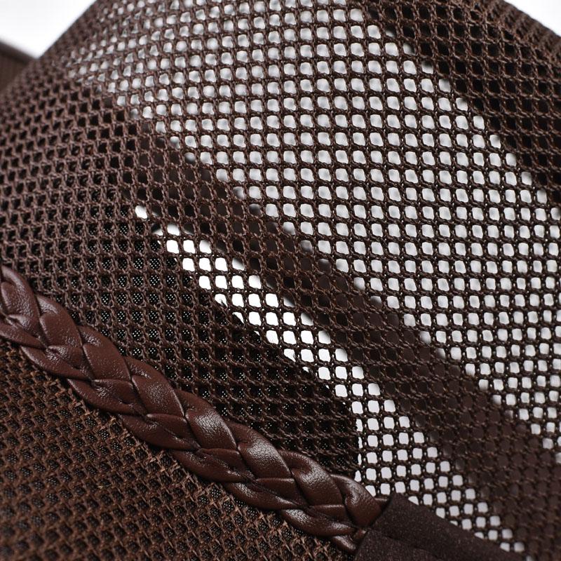 Men Western Cowboy Hat Spring &Summer Mesh Fabric Breathable Sun hat