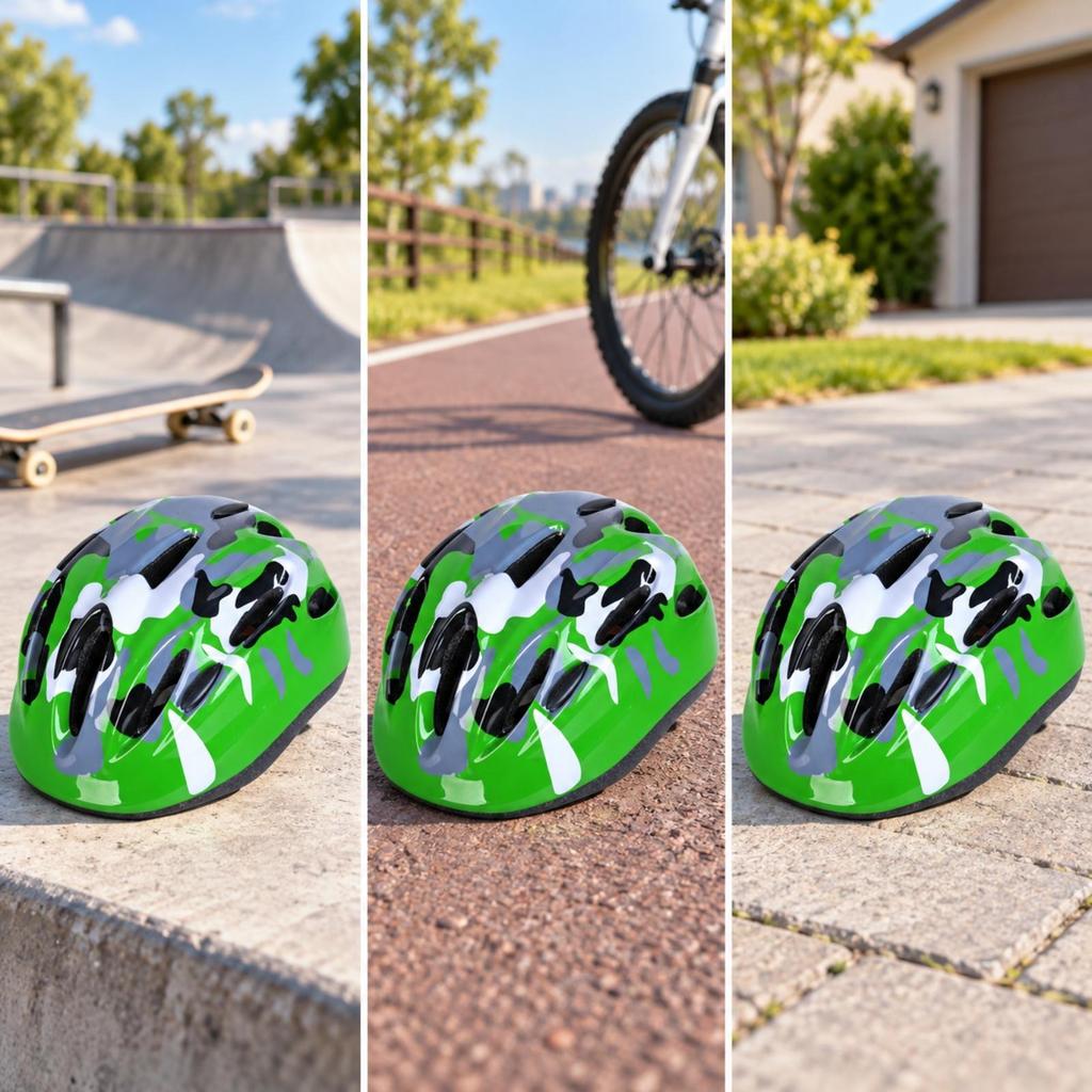 HalfShell Sports Helmet Padded Children's Biking Ventilated for Young Riders, Skateboarding,