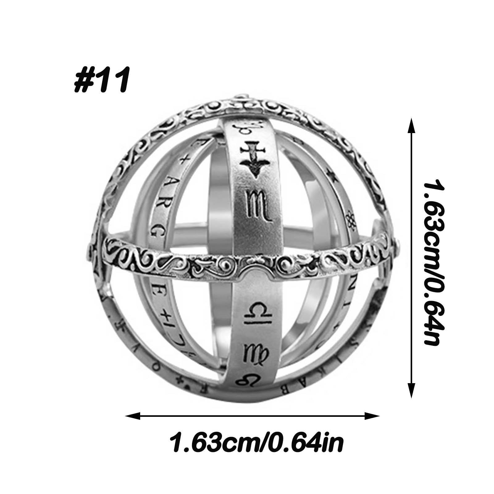 

Открывающееся кольцо Астрономическое кольцо Ретро Наука Ювелирные изделия Кольцо G Lobe