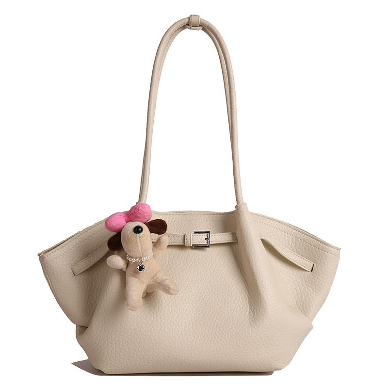 

Niche portable cloud bag women s new spring and summer versatile tote shoulder bag fashion messenger bag Small білий