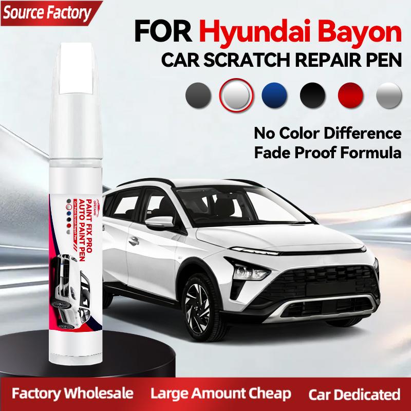 Exclusive Purpose Vehicle For Hyundai Bayon Paint Repair Pen Touch Up Scratch Remover DIY Auto Accessories Black White Blue Gray