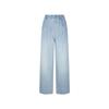 LESS 2025 Summer Loose Straight-Leg Denim Jeans