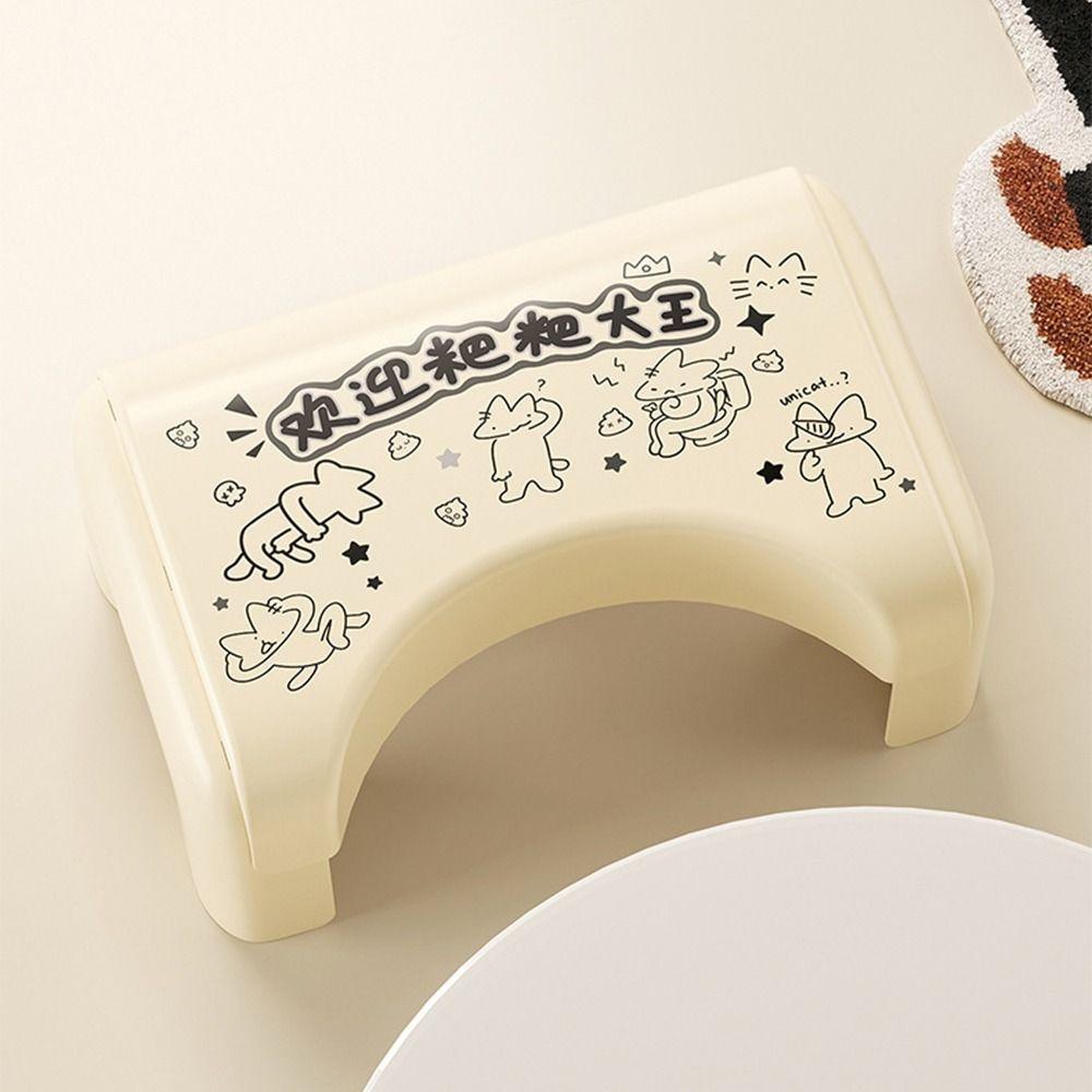 Anti-Slip Bathroom Foot Stool Waterproof Under Desk Footrest  Bathroom Accessories
