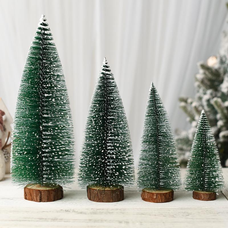 Desktop Cedar Mini Christmas Tree - Festive Display and Gift Decor