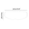 Universal Motorcycles Helmet Shield Anti Fog Film,Clear Visor Lens Insert Fog Resistant Waterproof Stickers Shield